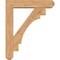Ekena Millwork Merced Craftsman Smooth Bracket w/ Offset Brace, Western Red Cedar, 7 1/2"W x 36"D x 44"H BKT0806X36X44MRC04SWR - alternate 4